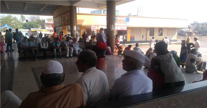 msrtc vaijapur bus stand
